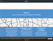 Tablet Screenshot of mbk.dk